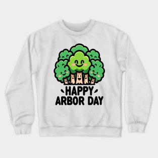 Happy Trees Celebrating Nature: Grow Green Crewneck Sweatshirt